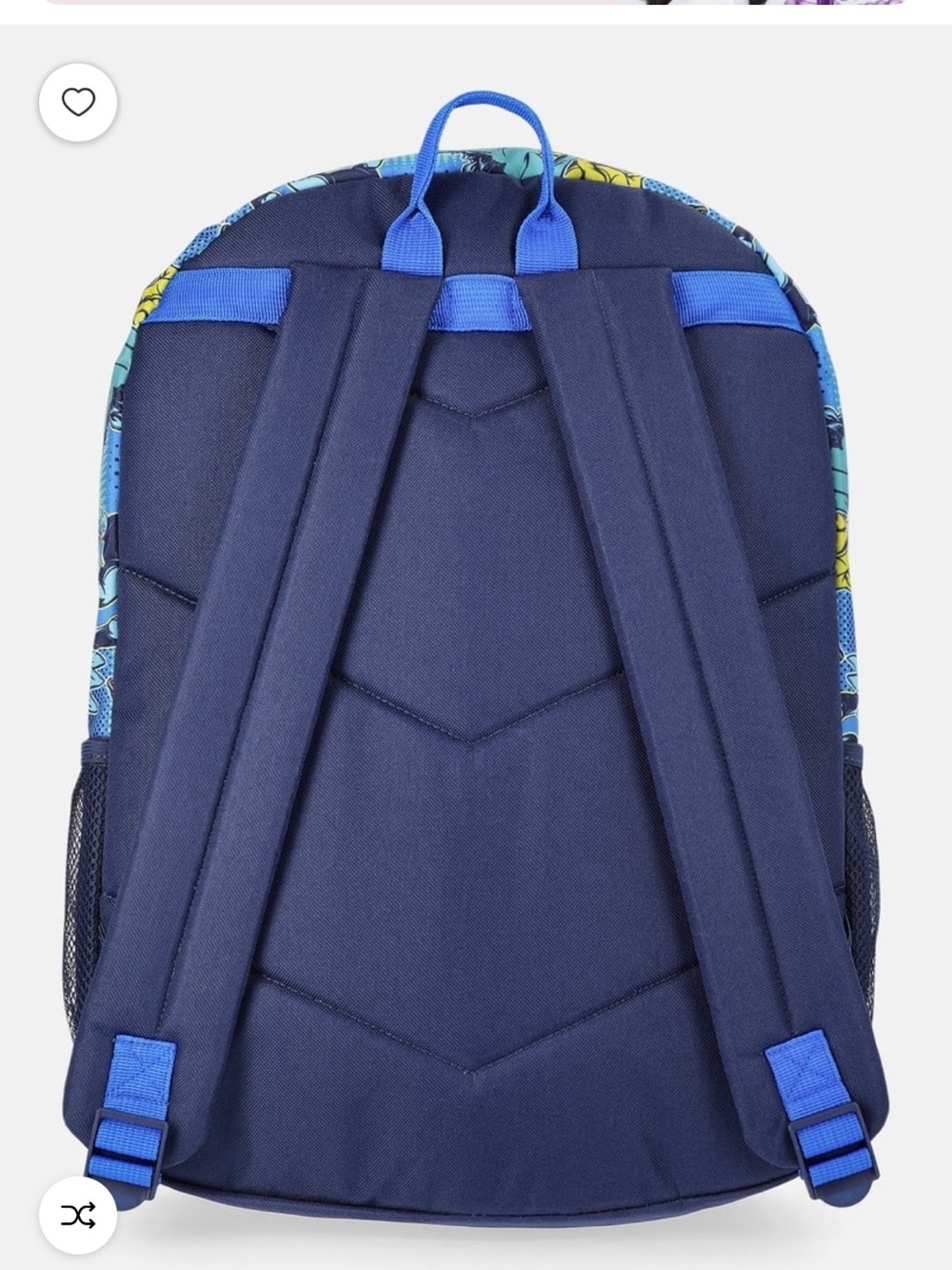 Wonder Nation Kids 17" Laptop Backpack Pop Art Dino 🦕 Indigo Blue NWT - Picture 2 of 11